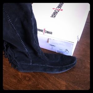 Minnetonka Black Boot